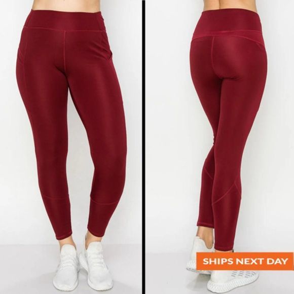 Seam Detail Pocket Legging - Everyday Legging - Affordable Legging - Legging - Picture 1 of 3